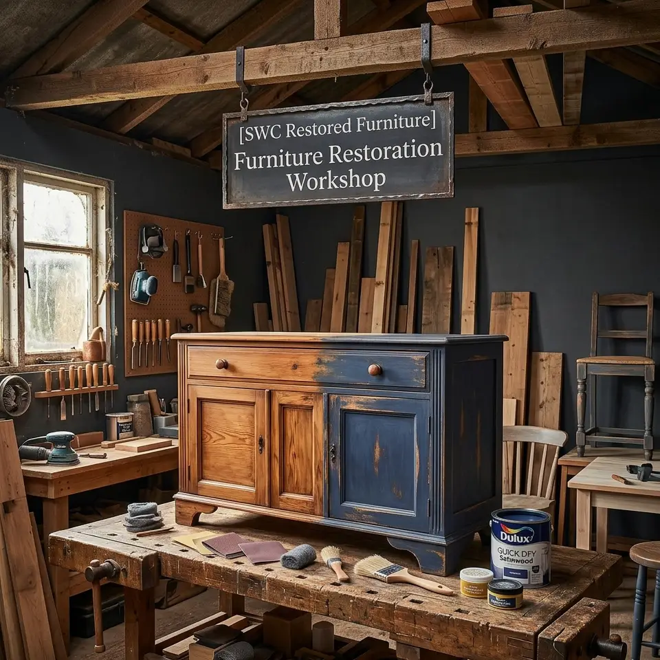 Restored Wooden Furniture Horsham | SWC Workshop